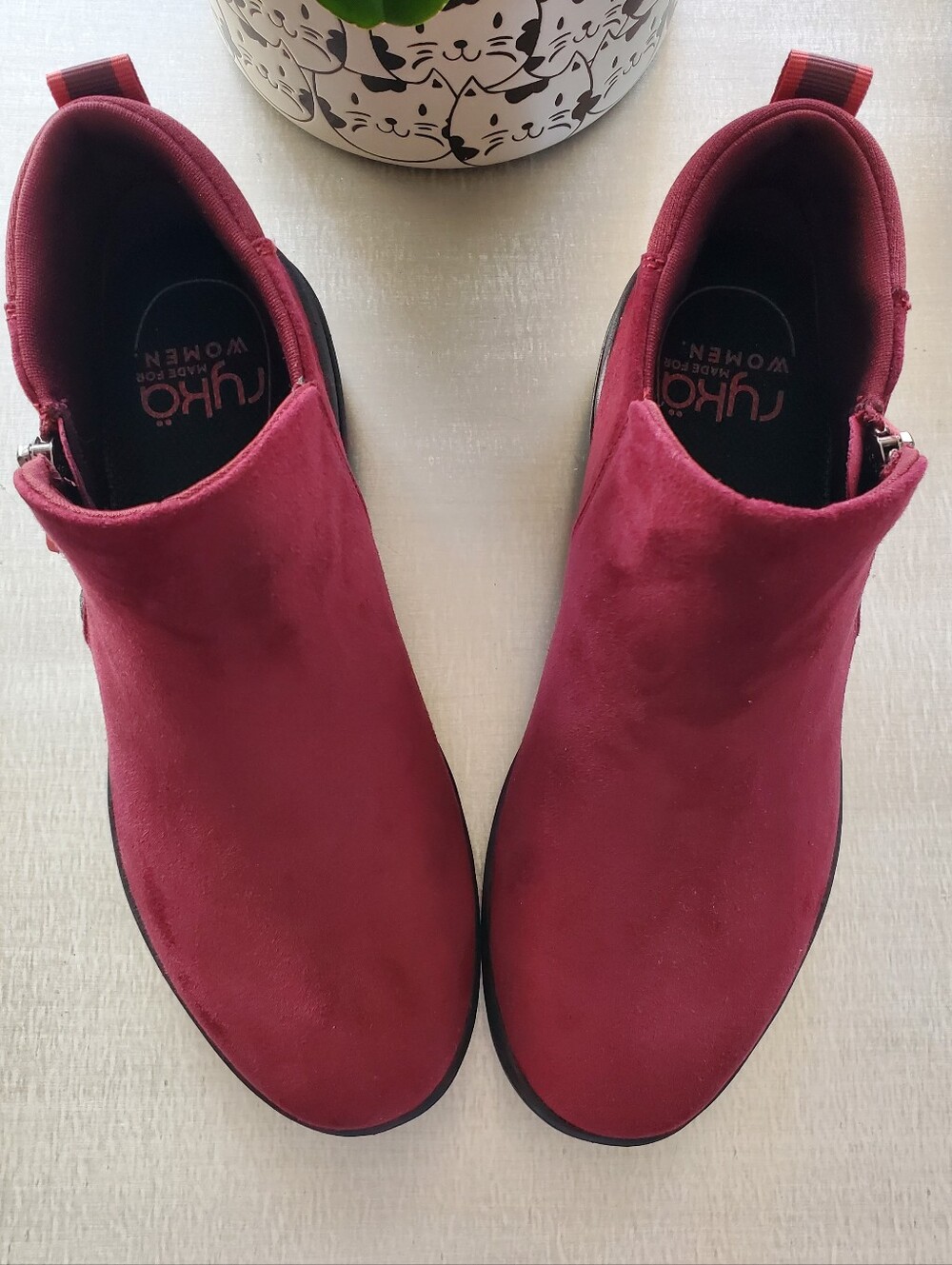 Ryka Women's Red Ankle Booties